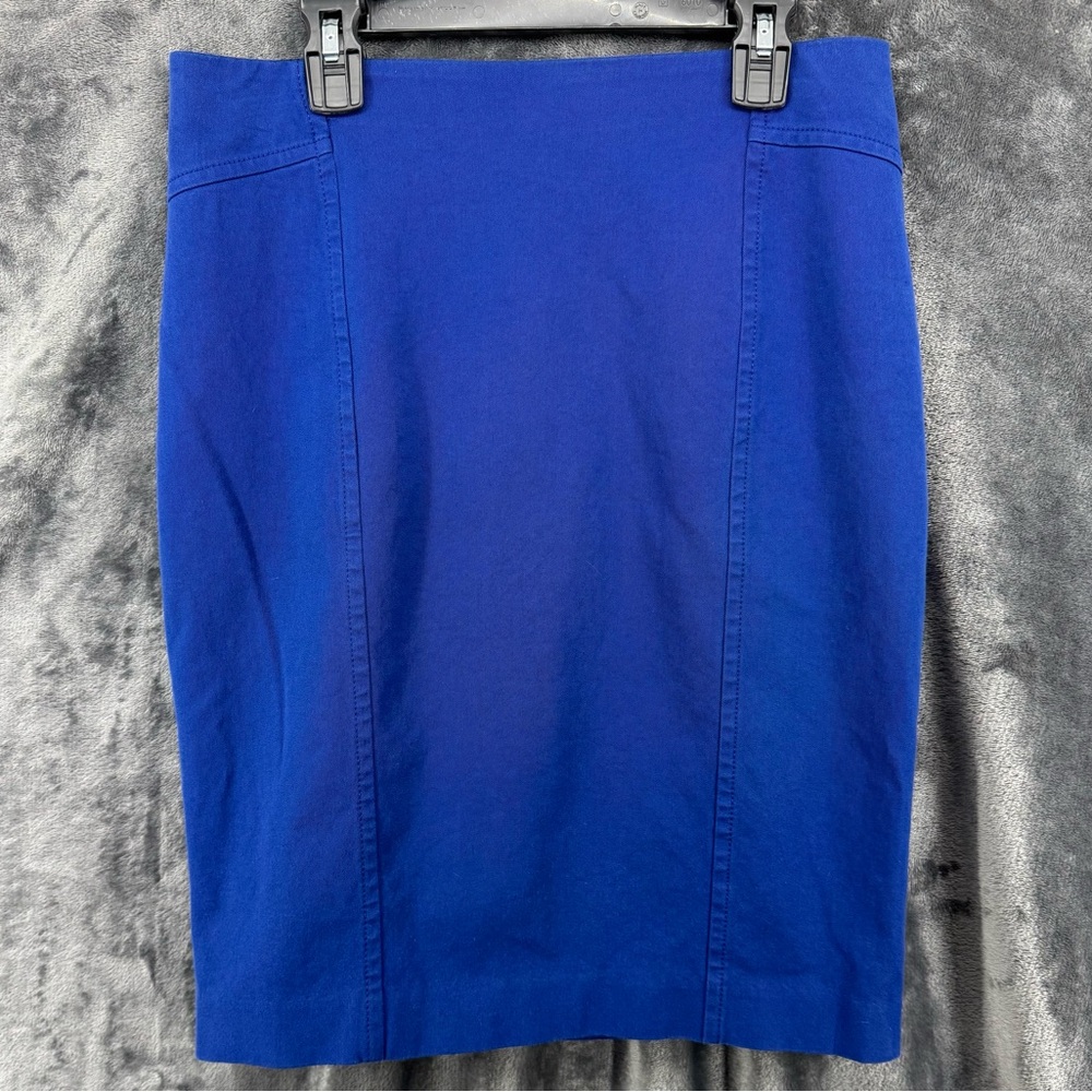 Ann Taylor Cobalt Blue Pencil Mini Skirt Size 2